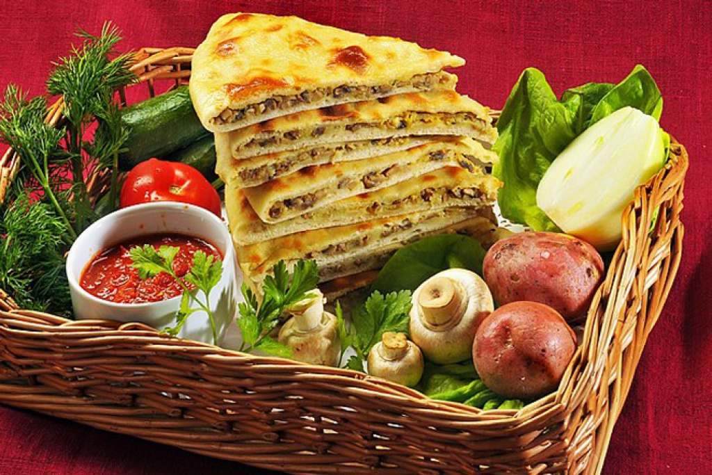 Осетинское блюдо из овощей