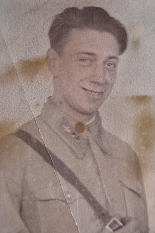 Младший лейтенант Скобинский Б.В. 1940 г. Забайкальский ВО.