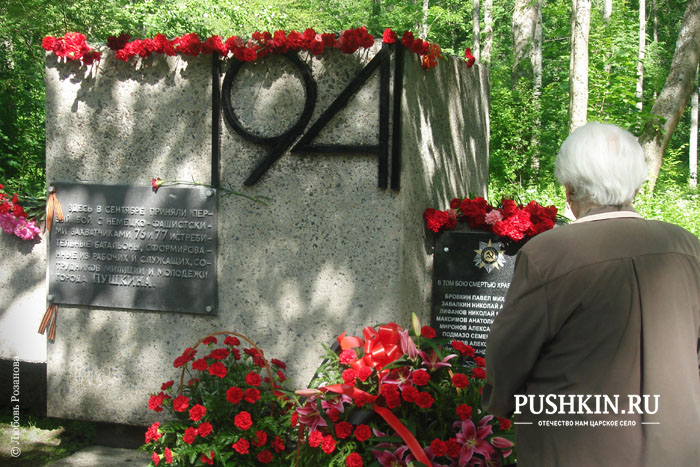 Открытие мемориальной доски в Пушкине