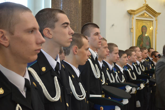 Церемония посвящения курсантов в кадеты