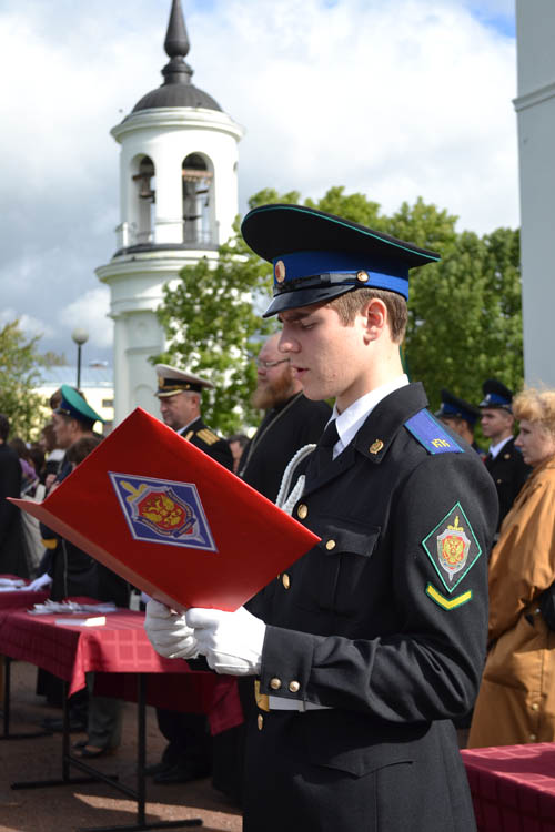 Церемония посвящения курсантов в кадеты